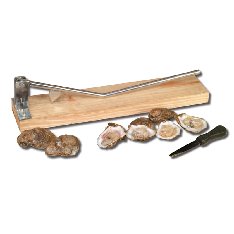 King Kooker Stainless Steel Oyster Opener with Oyster Knife