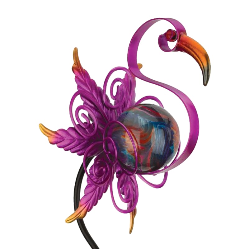 Regal Art and Gift Flamingo Swirl Solar Stake Yard Decor