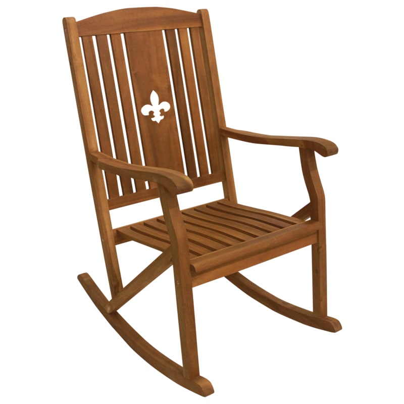 Leigh Country Sequoia Fleur de Lis Rocker
