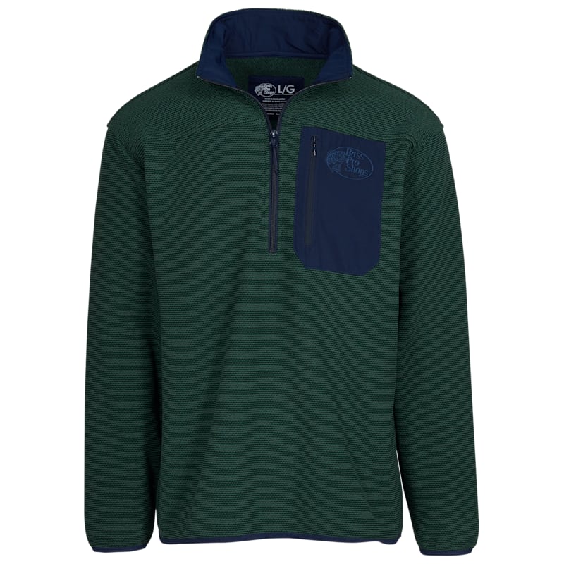 Bass Pro Shops Quarter-Zip Long-Sleeve Pullover for Men