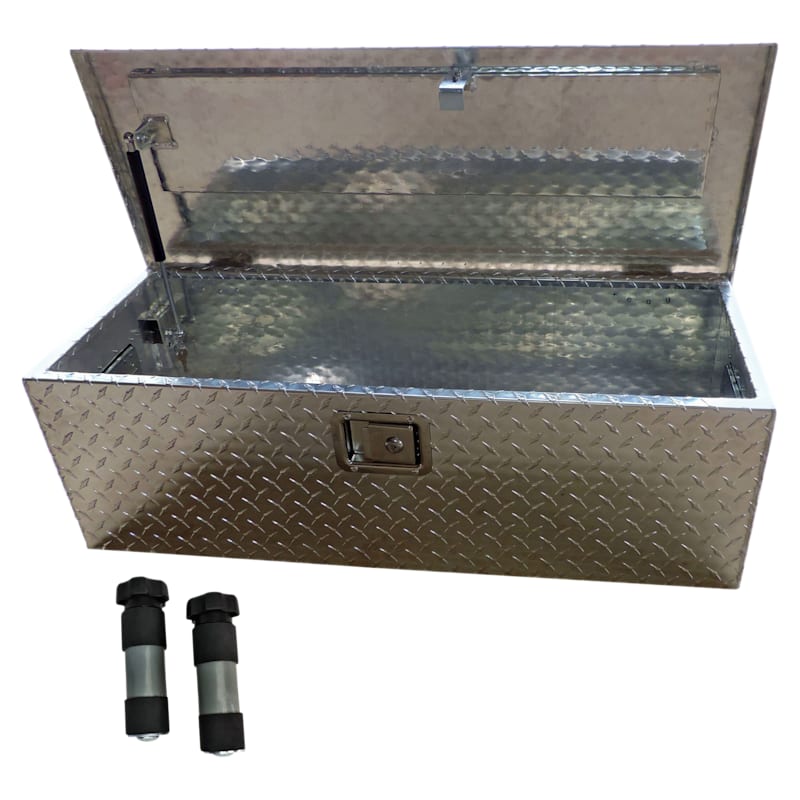 Hornet Outdoors Diamond Plate Aluminum Tool Box