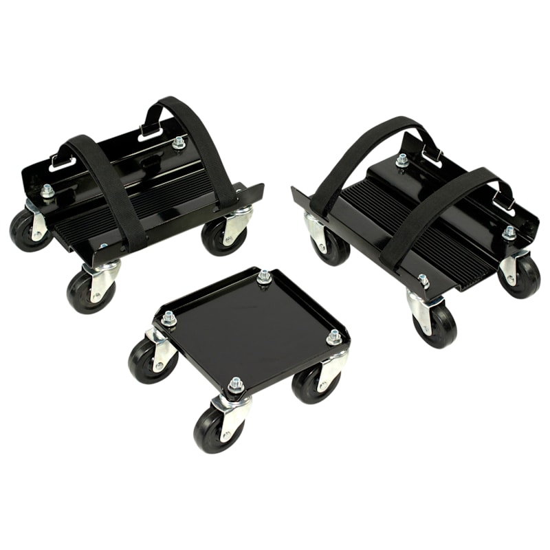 Raider Snowmobile Elite Deluxe 3-Piece Mini Dollies Kit