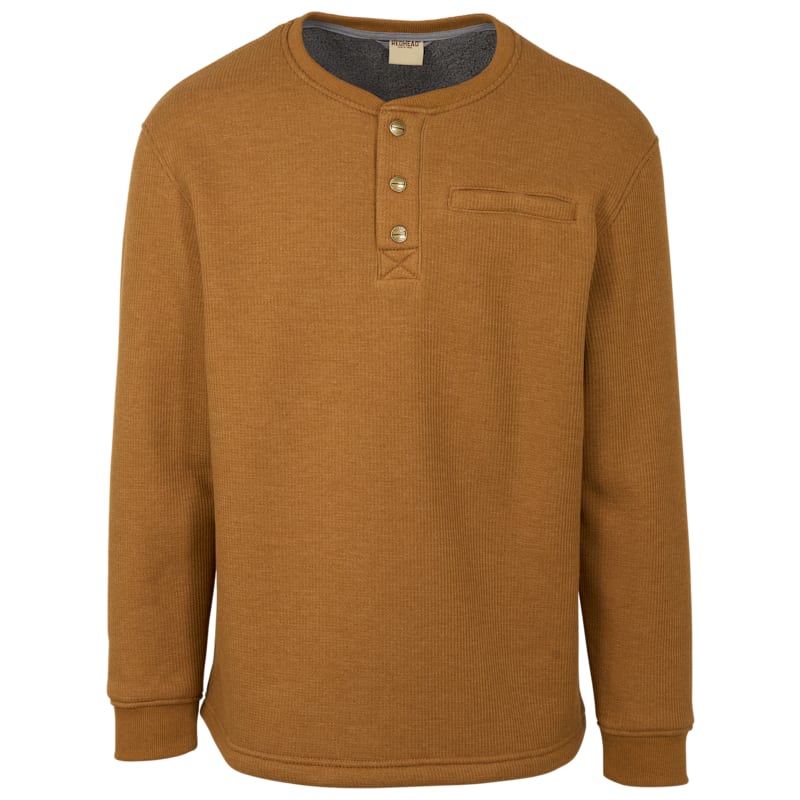 RedHead Pro Series Sherpa-Lined Thermal Long-Sleeve Henley for Men