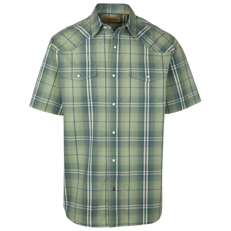 RedHead Ranch Kennedale Plaid Short-Sleeve Shirt