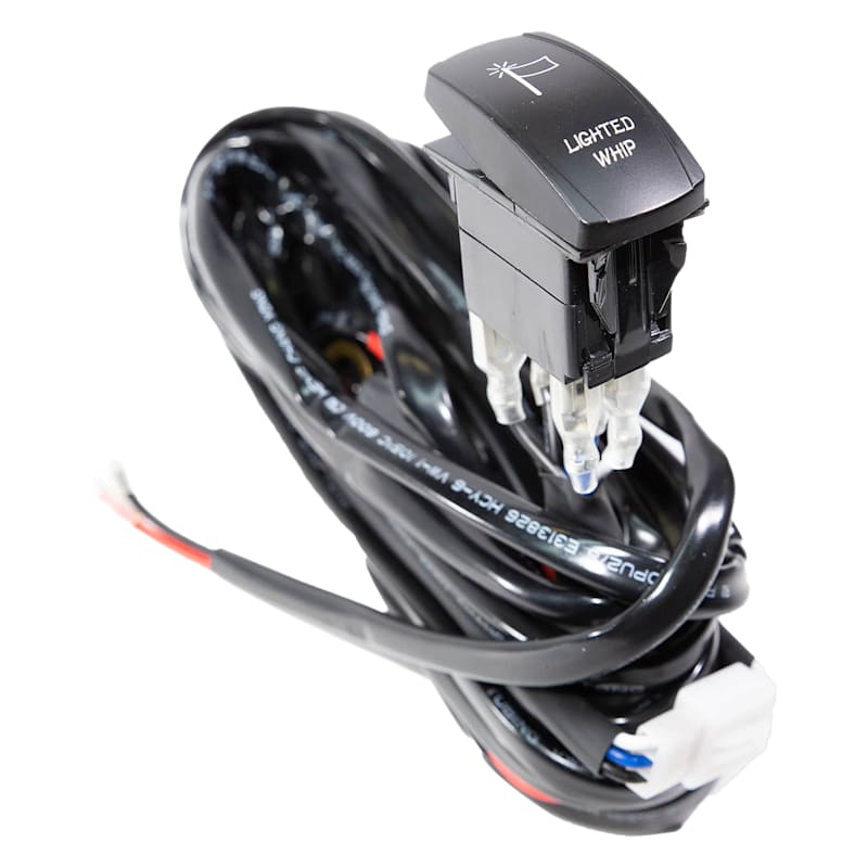 Whip It Light Rods LED Whip Rocker Switch with Harness