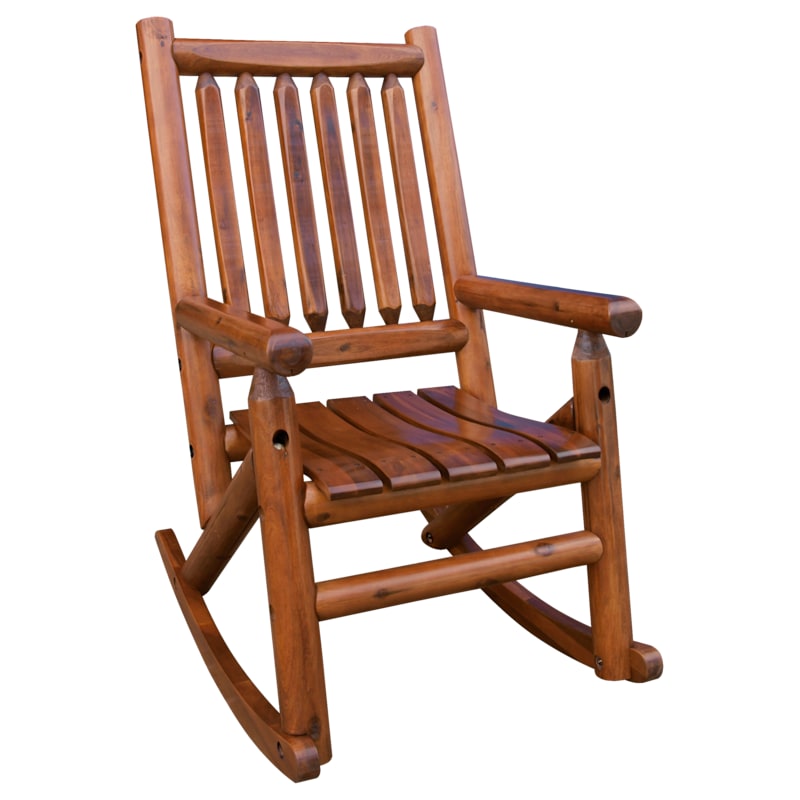 Leigh Country Amber Log Porch Rocker
