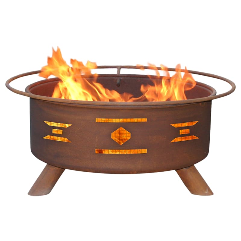 Patina Mosaic Santa Fe Fire Pit