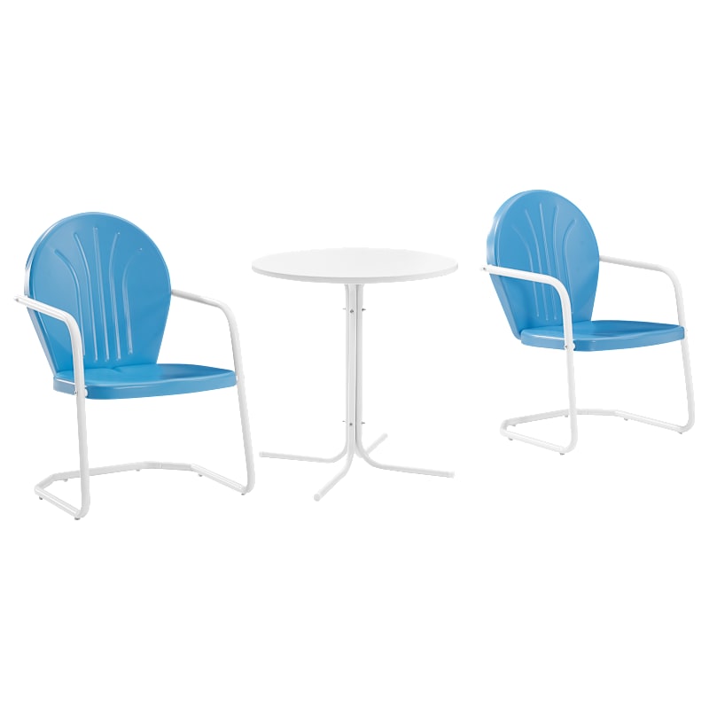Crosley Griffith Outdoor Metal 3-Piece Bistro Set