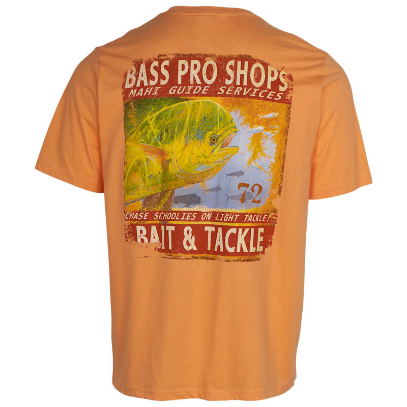 Bass Pro Shops Mahi Guide Service Short-Sleeve Pocket T-Shirt for Men