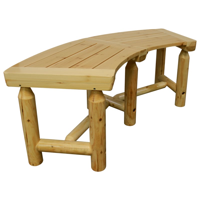 Leigh Country Quakie Curved Bench