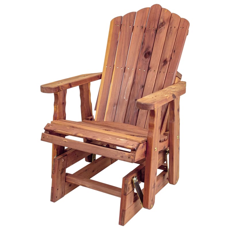 American Furniture Classics Cedar Adirondack Glider Chair