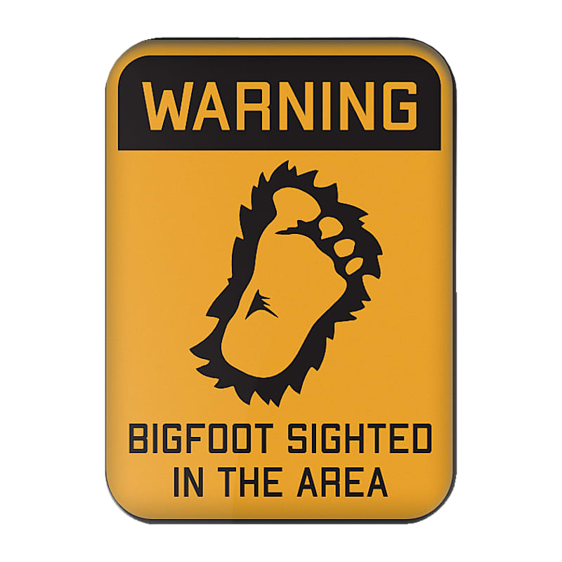 Bigfoot Sighted Souvenir Magnet