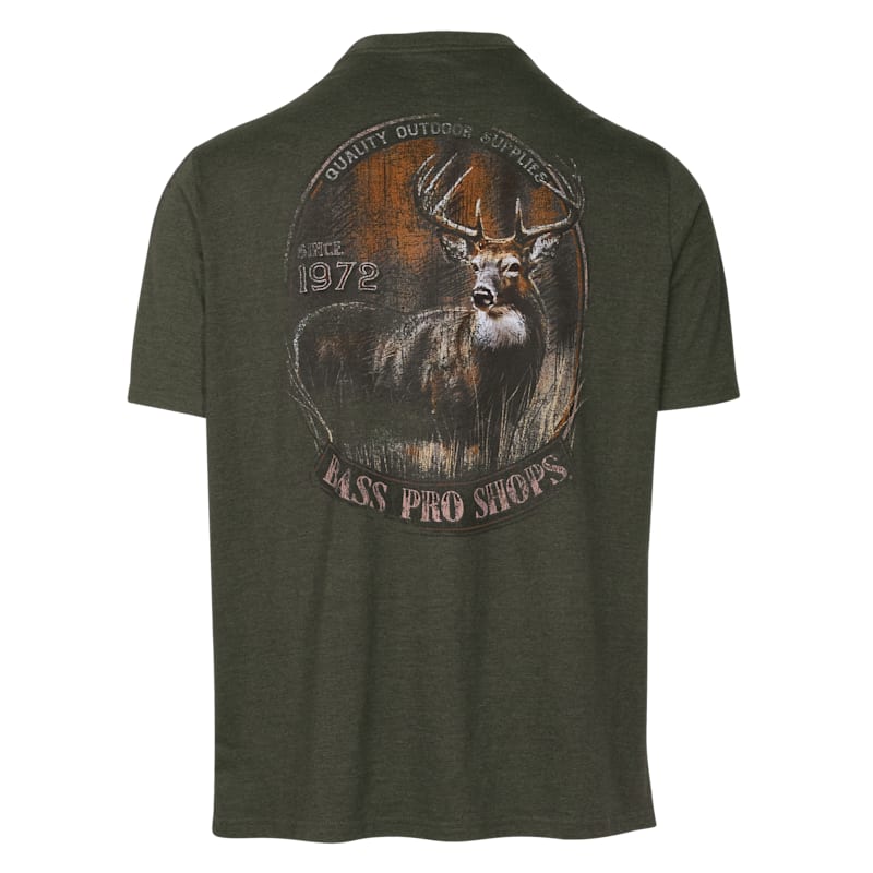 Bass Pro Shops Vintage Buck Short-Sleeve T-Shirt for Men