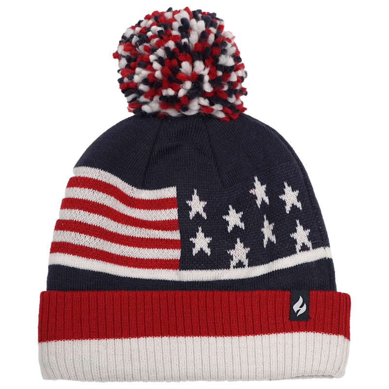 Heat Holders James Patriotic USA Beanie