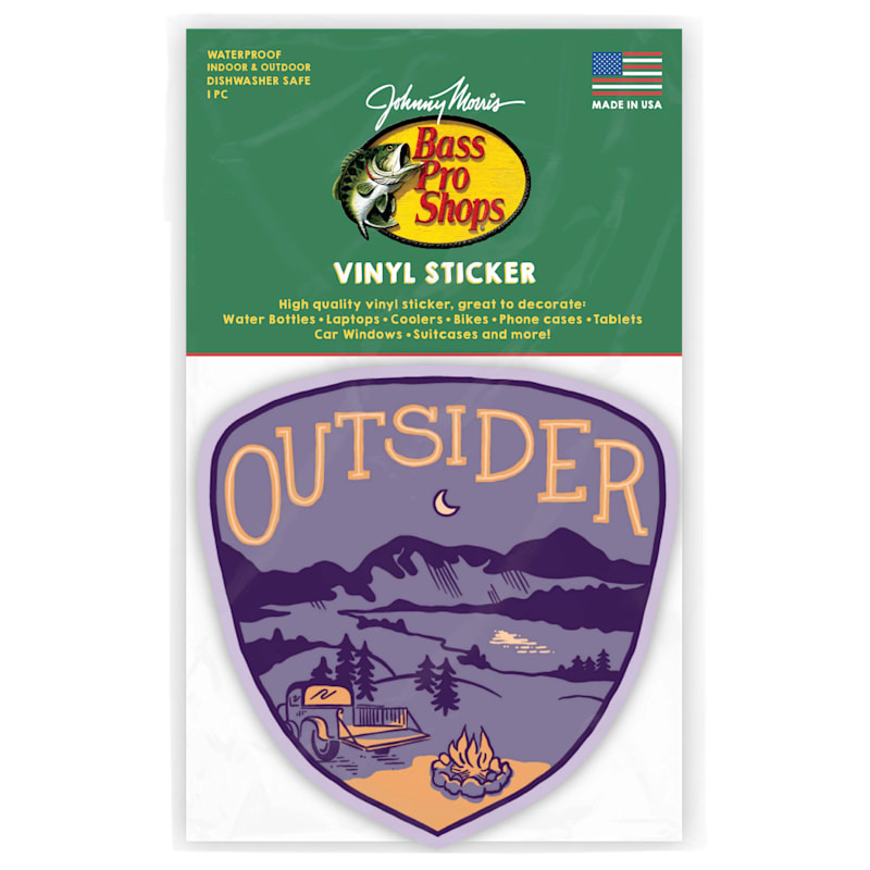 Bass Pro Shops Outsider Vinyl Sticker