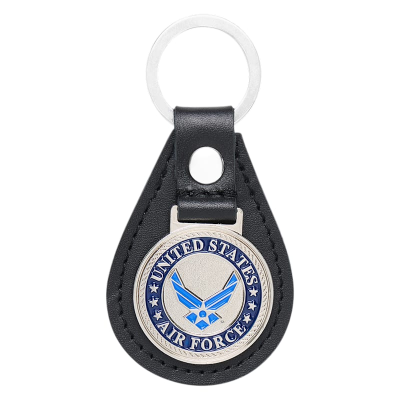 Bass Pro Shops Air Force Leather Keychain