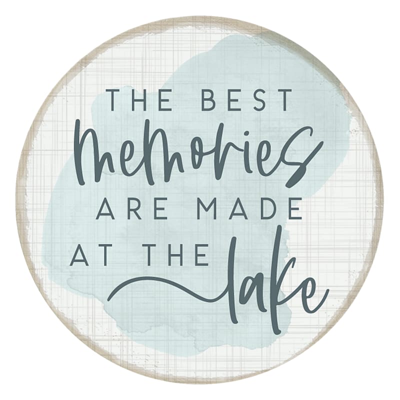 Sincere Surroundings Best Memories Watercolor Round Magnet