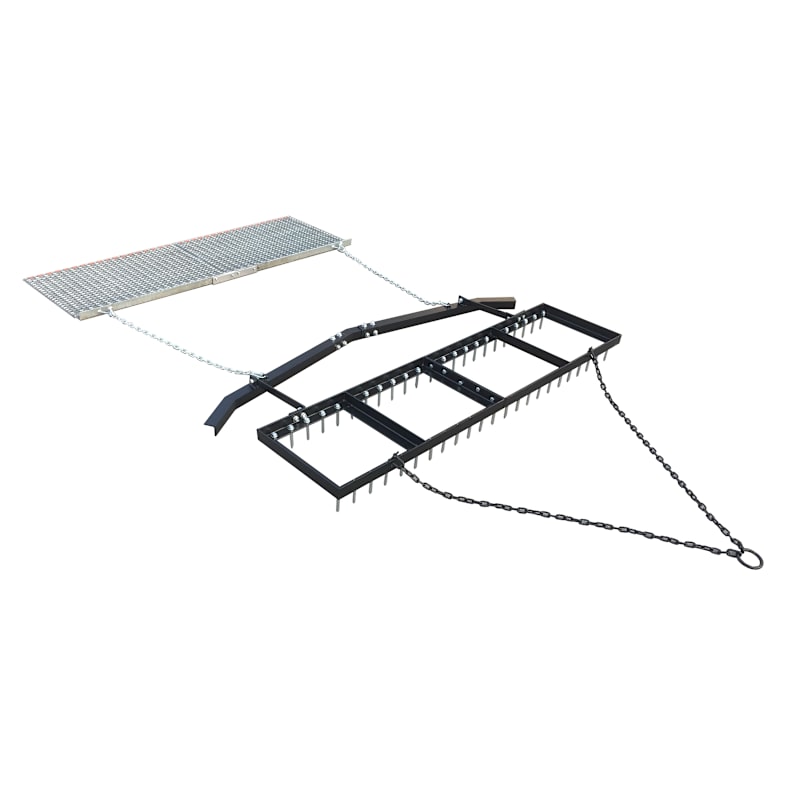 Yard Tuff 6' Spike Drag with Leveling Bar and Drag Mat