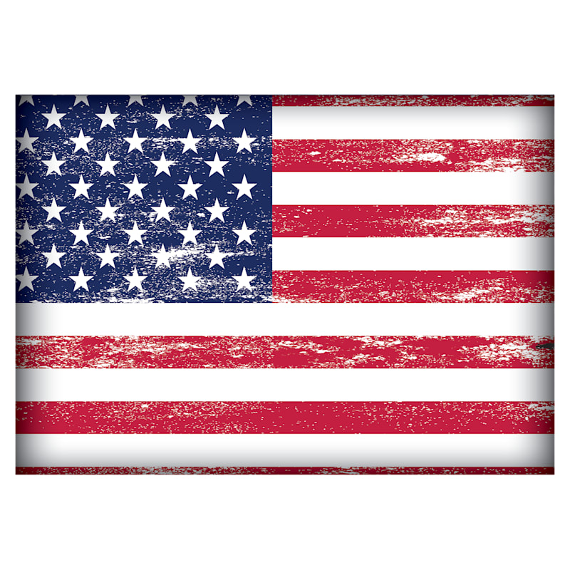 USA Flag Souvenir Magnet