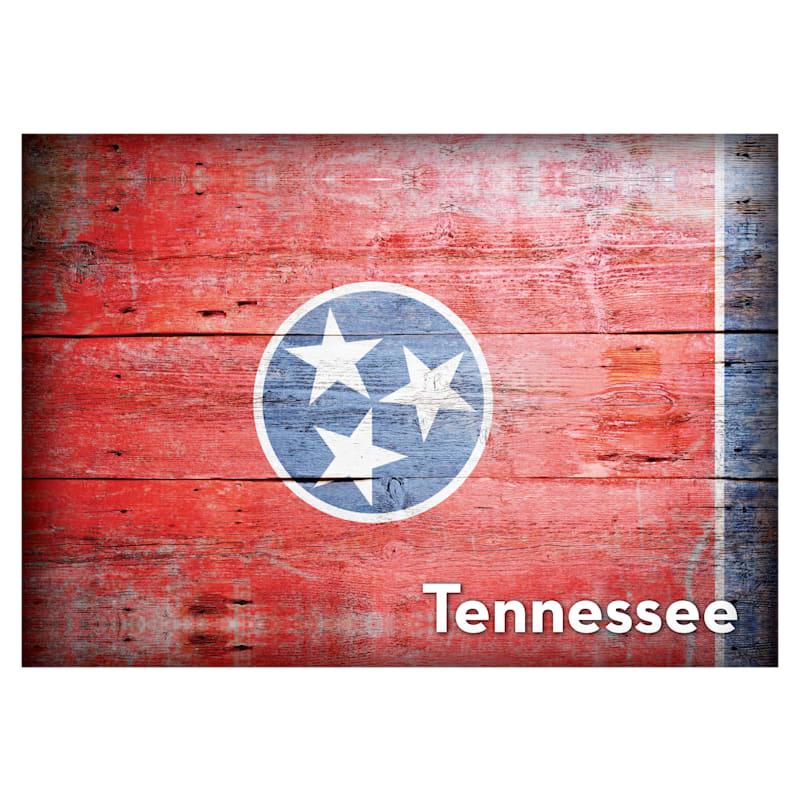 Tennessee State Flag Souvenir Magnet