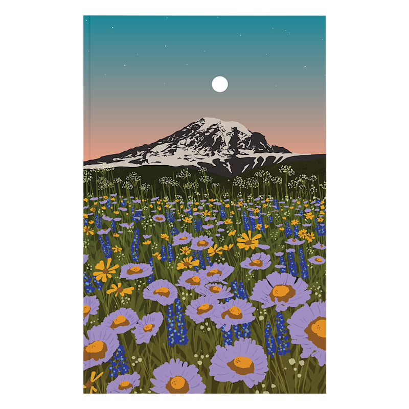 Denik Mountain Flowers Medium Notebook