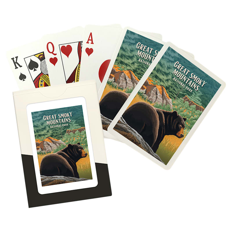 Lantern Press Great Smoky Mountains National Park Playing Cards