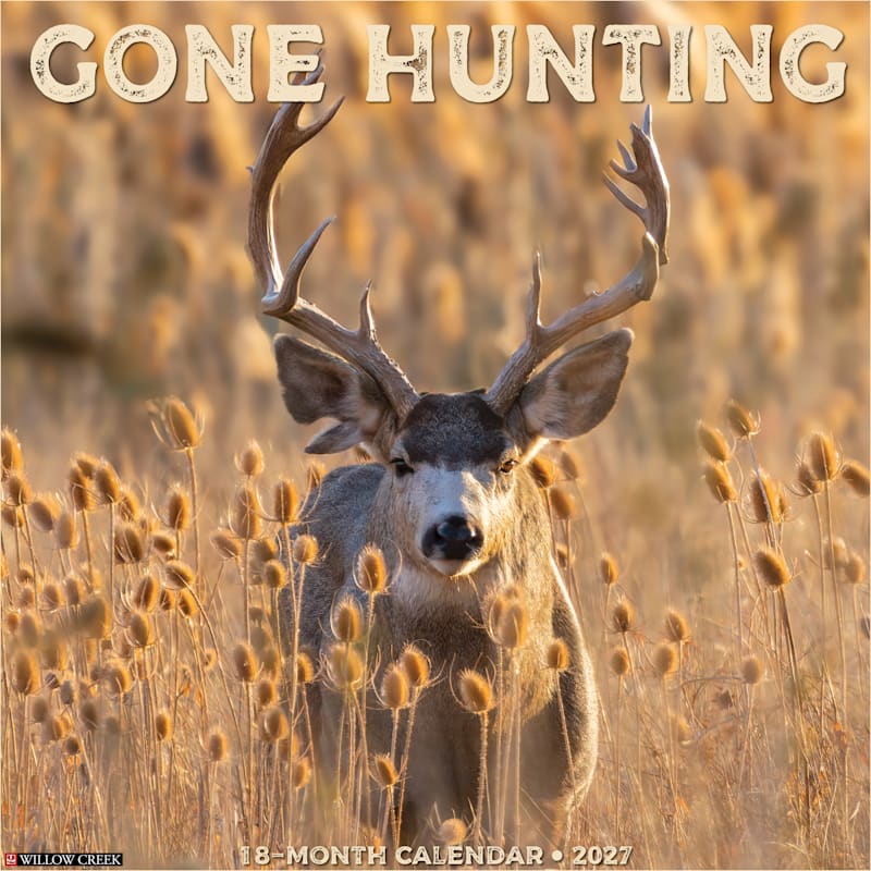 Willow Creek Press 2027 Gone Hunting 18-Month Wall Calendar