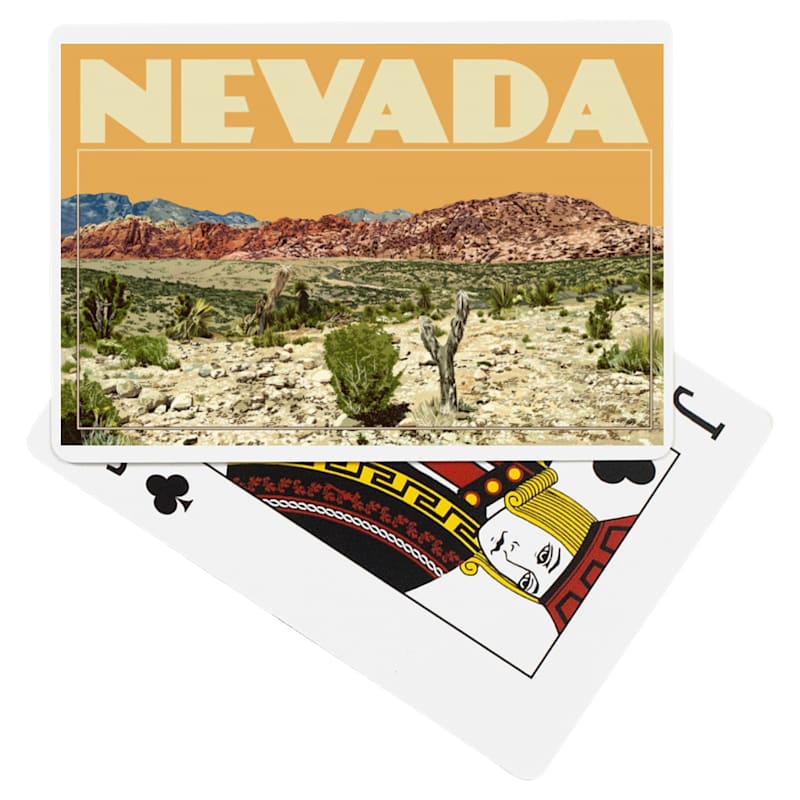 Lantern Press Nevada Red Rock Playing Cards