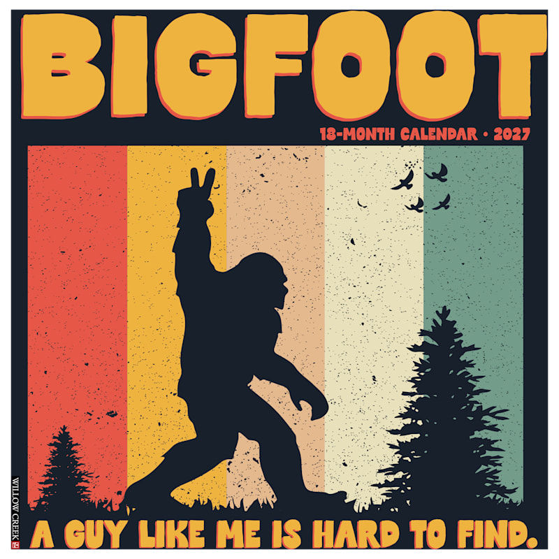 Willow Creek Press 2027 Bigfoot 18-Month Calendar