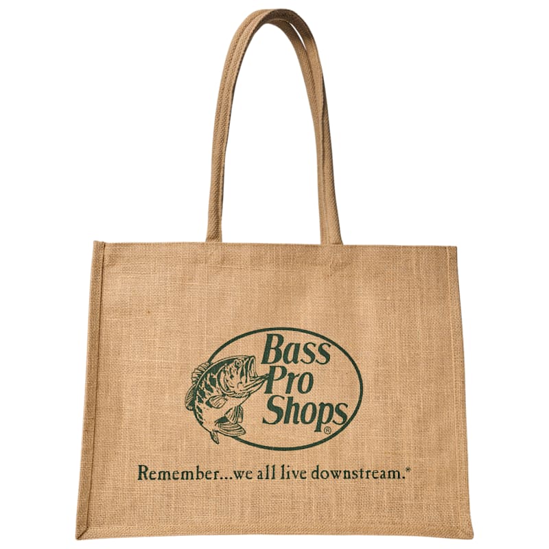 Bass Pro Shops Reusable Jute Shopping Bag