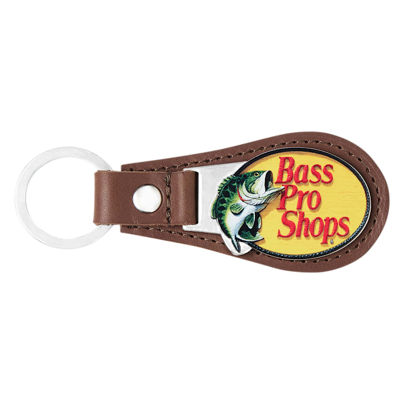 Bass Pro Shops Leather Keychain
