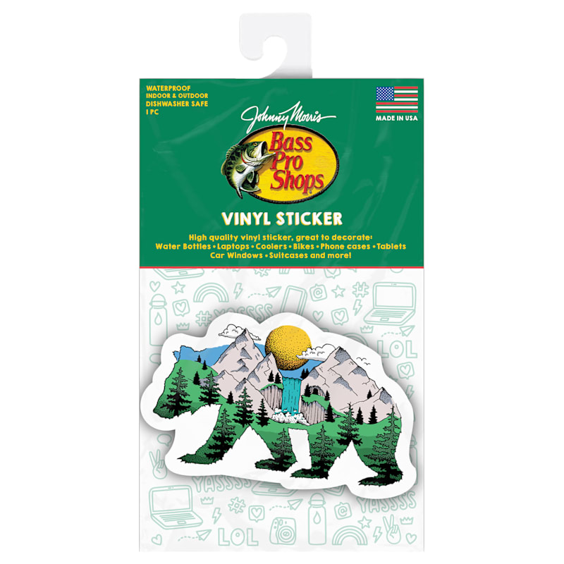 Bass Pro Shops Bear Nature Sticker