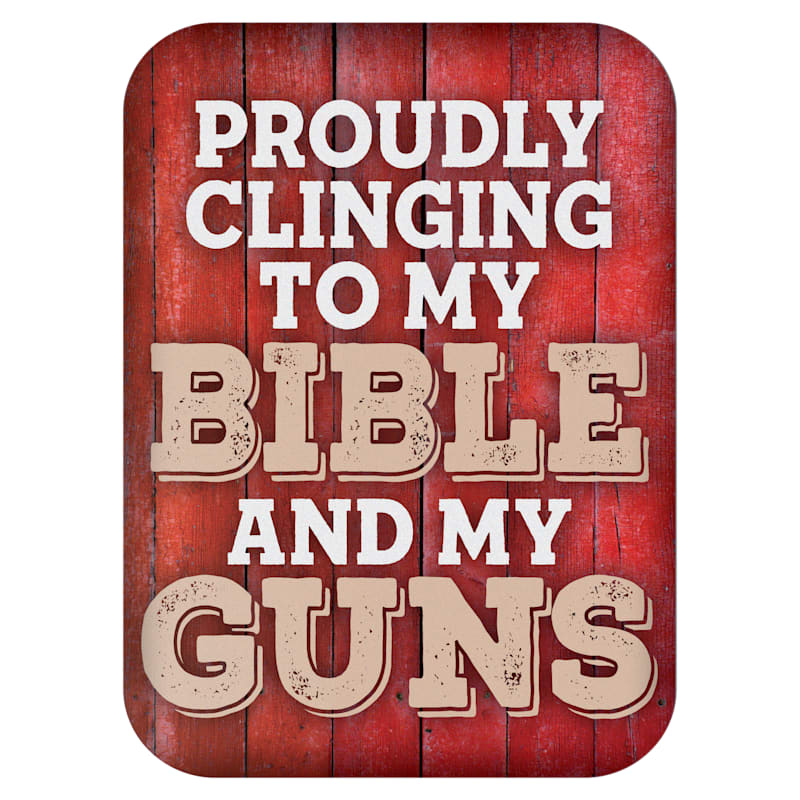 Bible and My Guns Souvenir Magnet