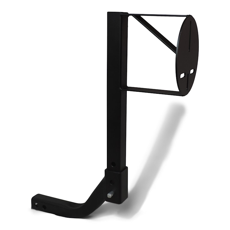 Hornet Outdoors Truck or RV Hitch Spare-Tire Mount with Curved Lower