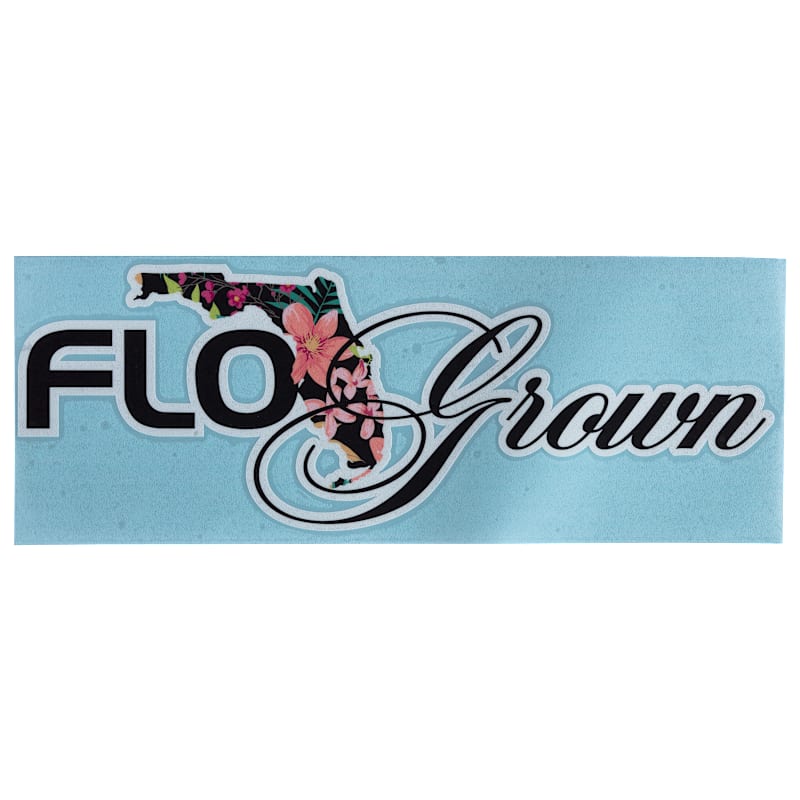 FloGrown Tropical Die-Cut Vinyl Decal