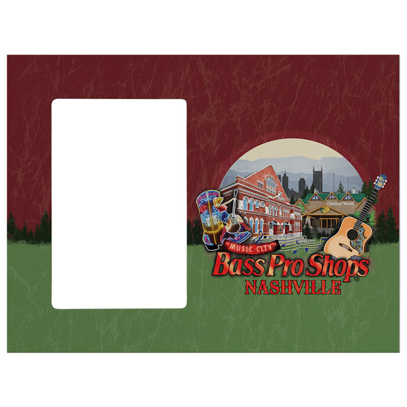 Bass Pro Shops Nashville Music City Wood Picture Frame