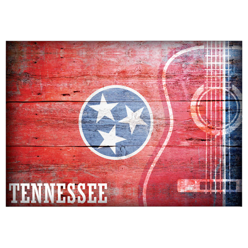 Tennessee Themed State Flag Souvenir Magnet