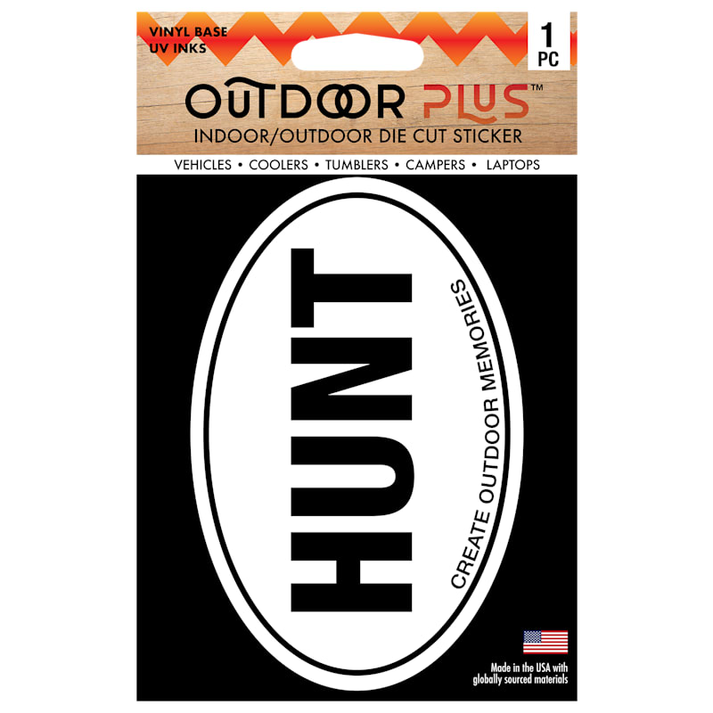 Outdoor Plus Hunt Sticker
