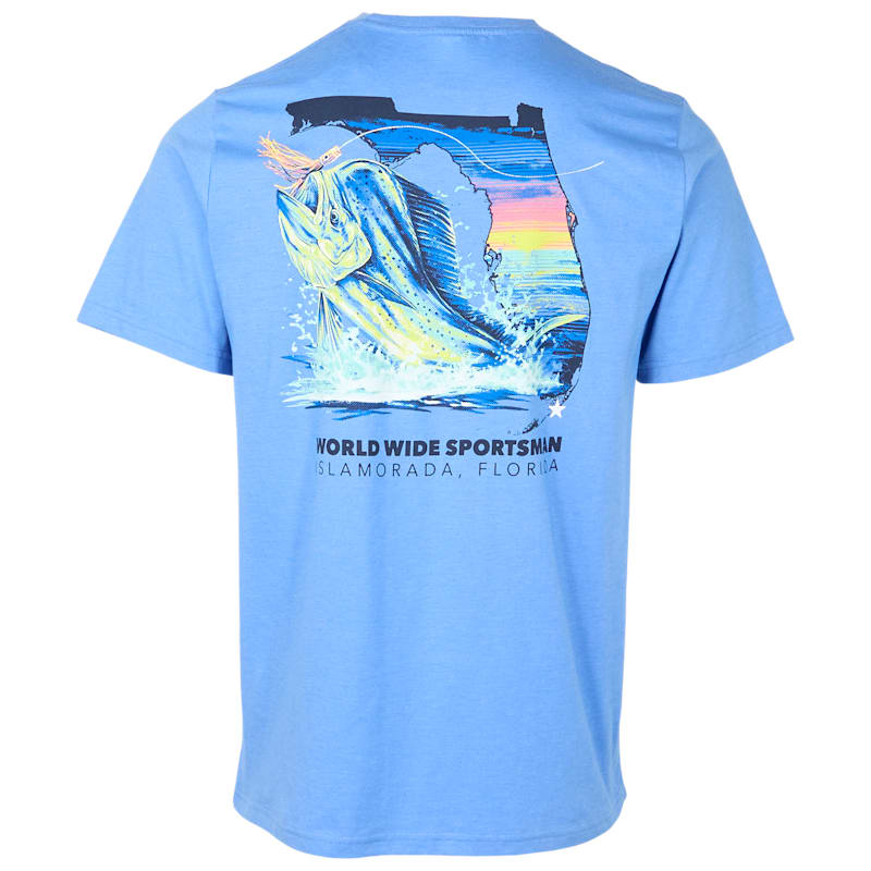 World Wide Sportsman Bull Mahi Short-Sleeve Pocket T-Shirt