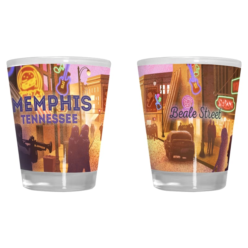 Lantern Press Beale Street 2 oz. Shot Glass