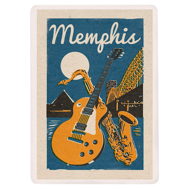 Lantern Press Memphis Tennessee Music Magnet