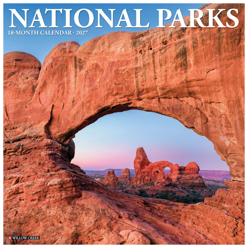 Willow Creek Press 2027 National Parks 18-Month Wall Calendar