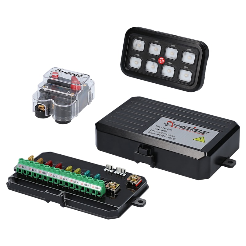 Heise 8 Gang Switch Panel System