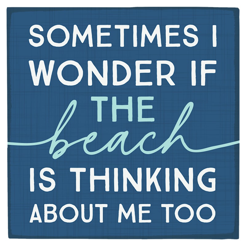 Sincere Surroundings Thinking About Me Too Square Magnet