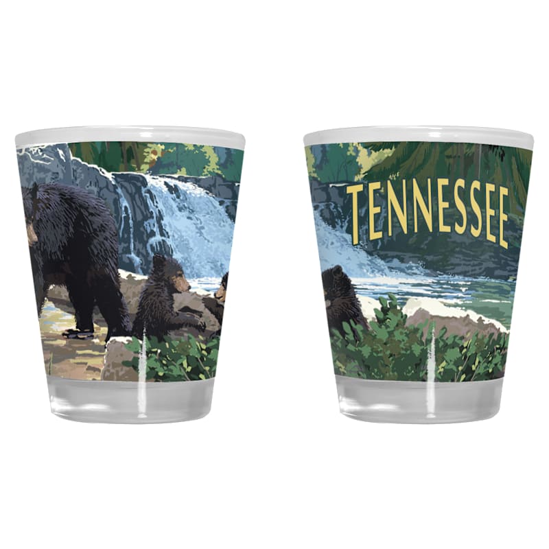 Lantern Press Tennessee Bear Falls 2 oz. Shot Glass
