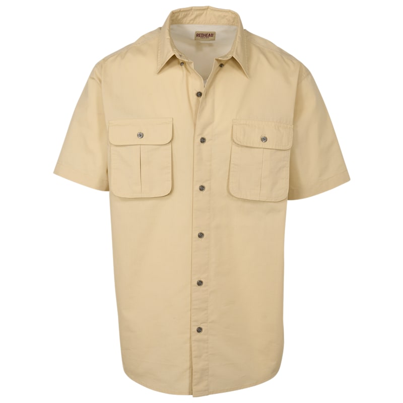 RedHead Spring River Solid Short-Sleeve Button-Down Shirt