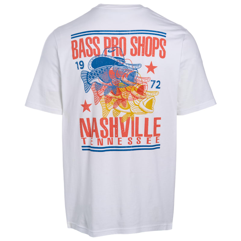 Bass Pro Shops Nashville Fish Poster Short-Sleeve T-Shirt