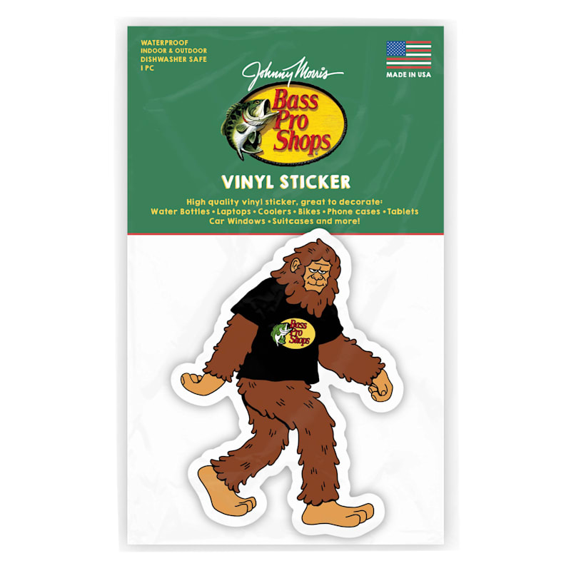 Bass Pro Shops Bigfoot Bass Pro T-Shirt Vinyl Sticker