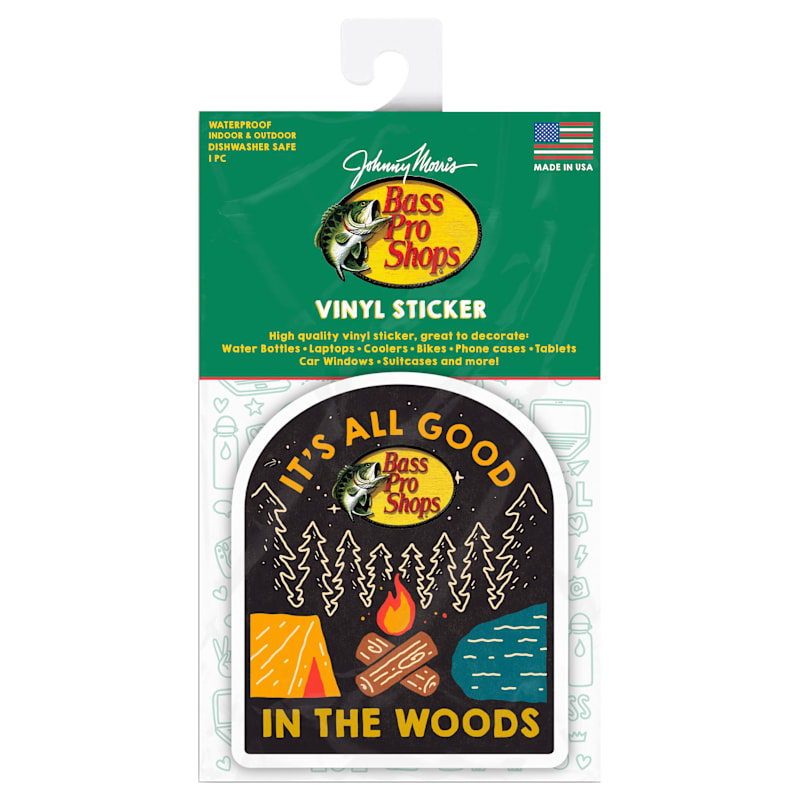 Bass Pro Shops It's All Good In The Woods Sticker