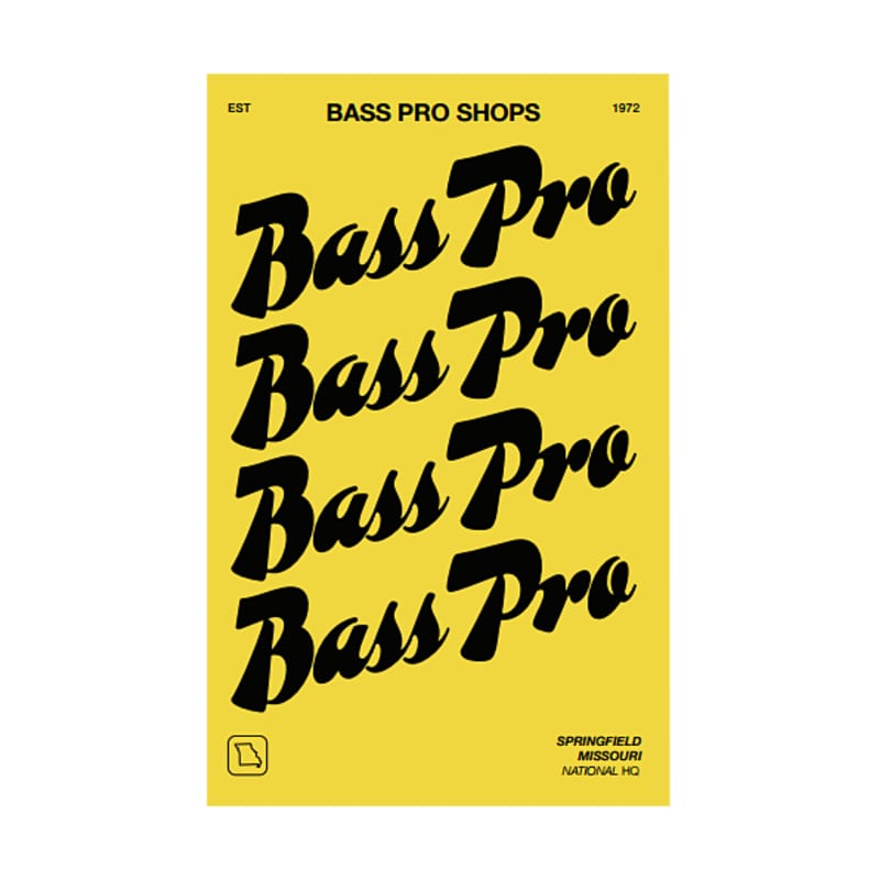 Denik Bass Pro Shops Logo Medium Notebook